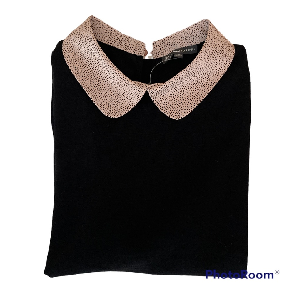 Adrianna Papell Peter Pan Collared Shirt